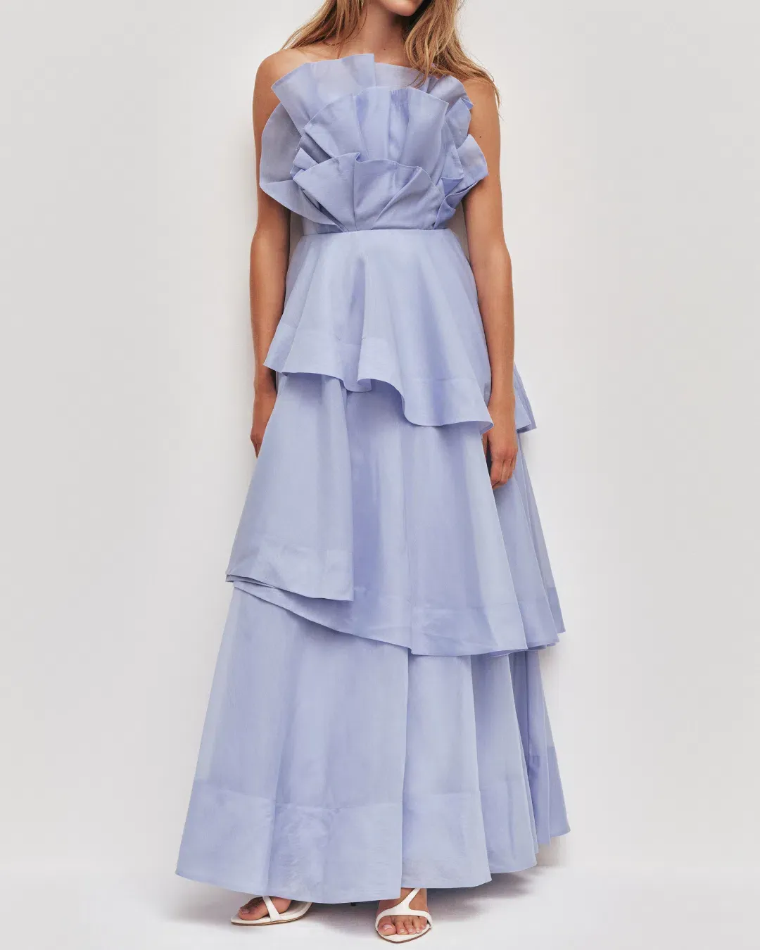 AJE | Selestia Gown | Pale Blue | Size 8 for rent on The Volte - main image