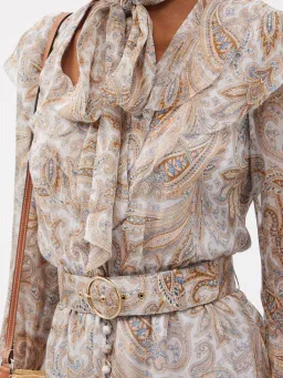 Zimmermann Luminous Paisley Silk Playsuit Size 0 / AU 8 for rent on The Volte - image 5