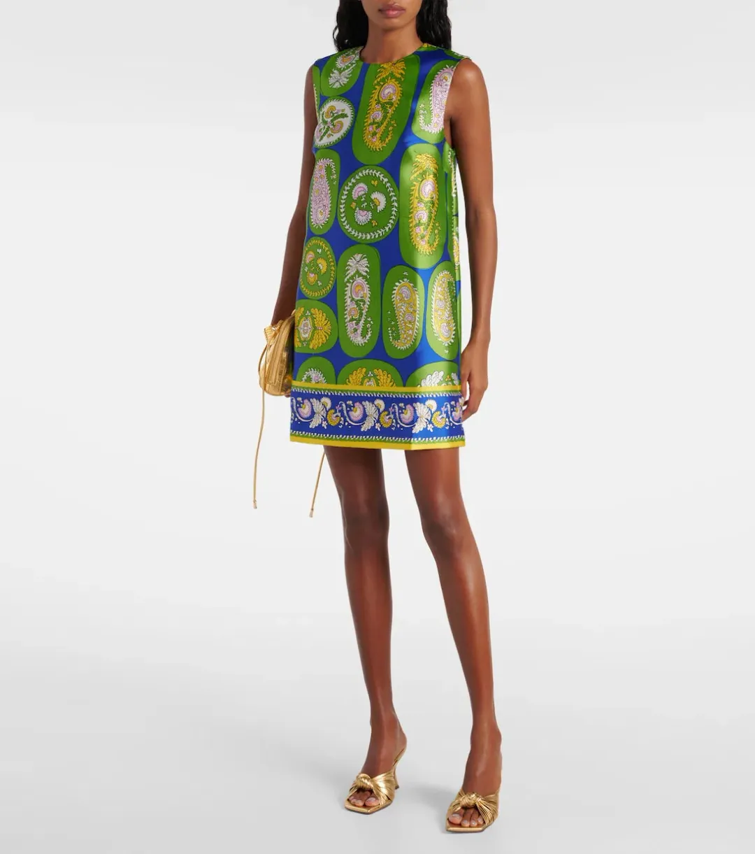 Alémais Gina Mini Dress Print Size 6 for rent on The Volte - main image