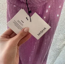 Misha Devon Dress Lilac Sequin for rent on The Volte - image 4