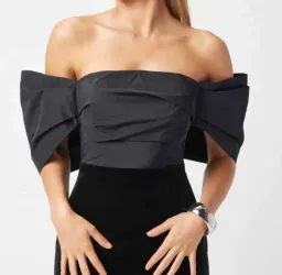 Bianca and Bridgett Black Gown for rent on The Volte - image 2