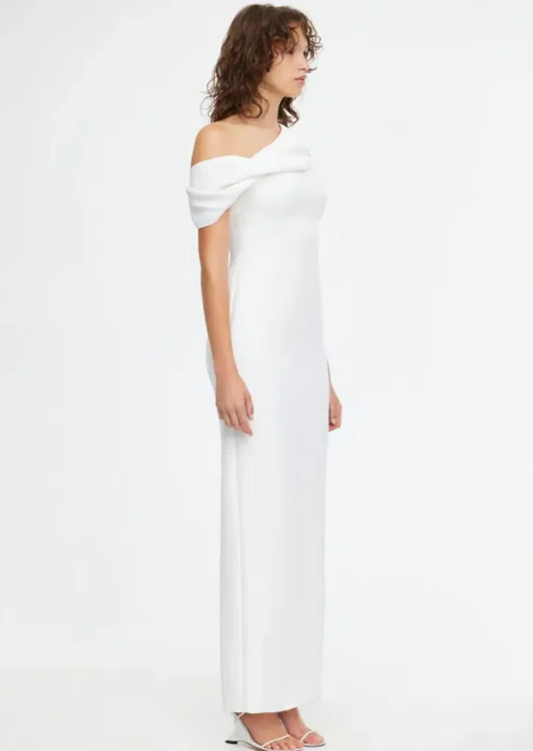 Acler White Williamston Midi Dress - Size 12 for rent on The Volte - main image