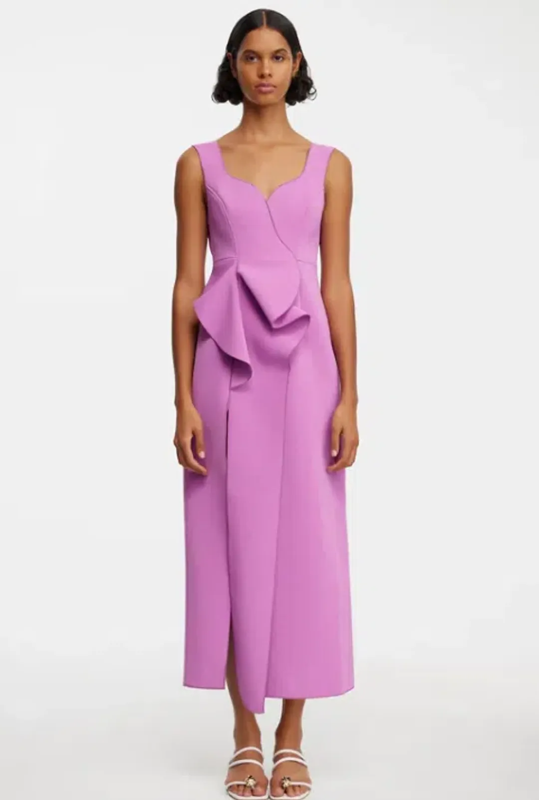 Acler Underwood Purple Midi Dress - 10 for rent on The Volte - main image