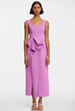 Acler Underwood Purple Midi Dress - 10 for rent on The Volte - image 1