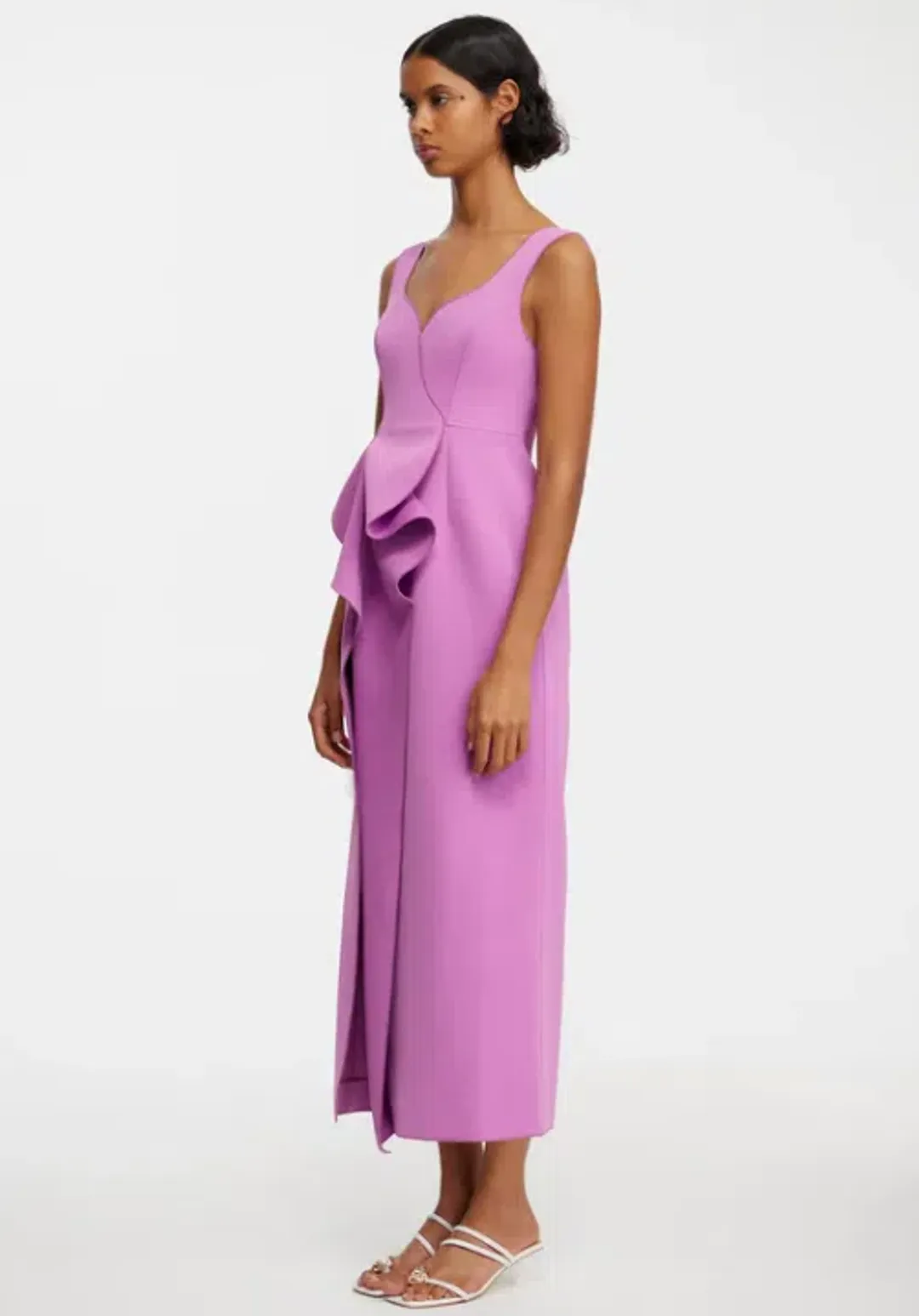 Acler Underwood Purple Midi Dress - 10 for rent on The Volte - main image