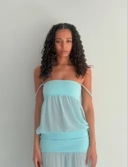 Ance Gria Romeo Gown Aqua Blue size XS 6 AU for rent on The Volte - image 10