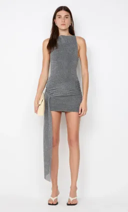 Bec and Bridge astra drape mini dress for rent on The Volte - image 3