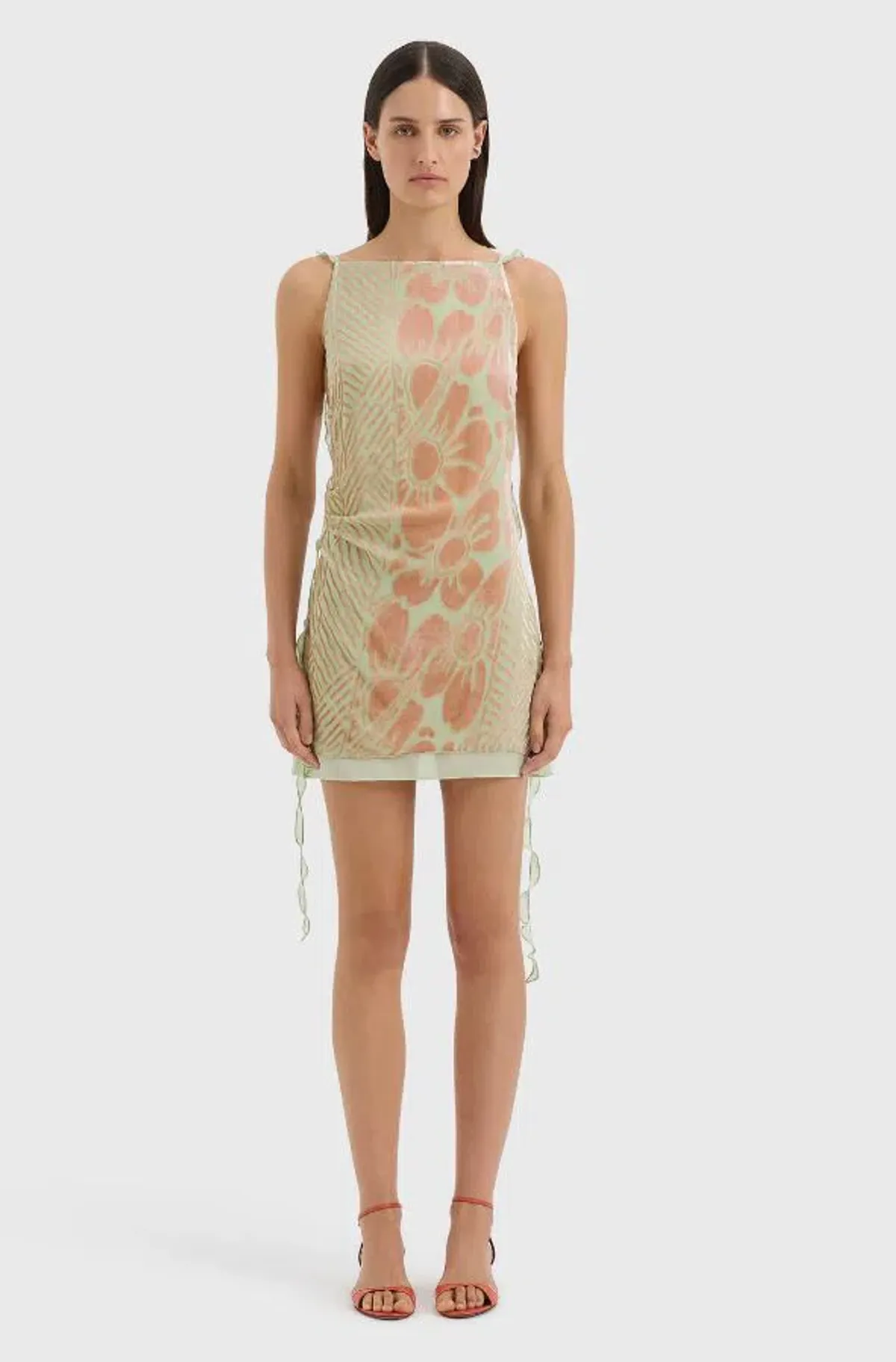 Sir Ventura Mini Dress in Daisy Stripe Size 2/10 for rent on The Volte - main image