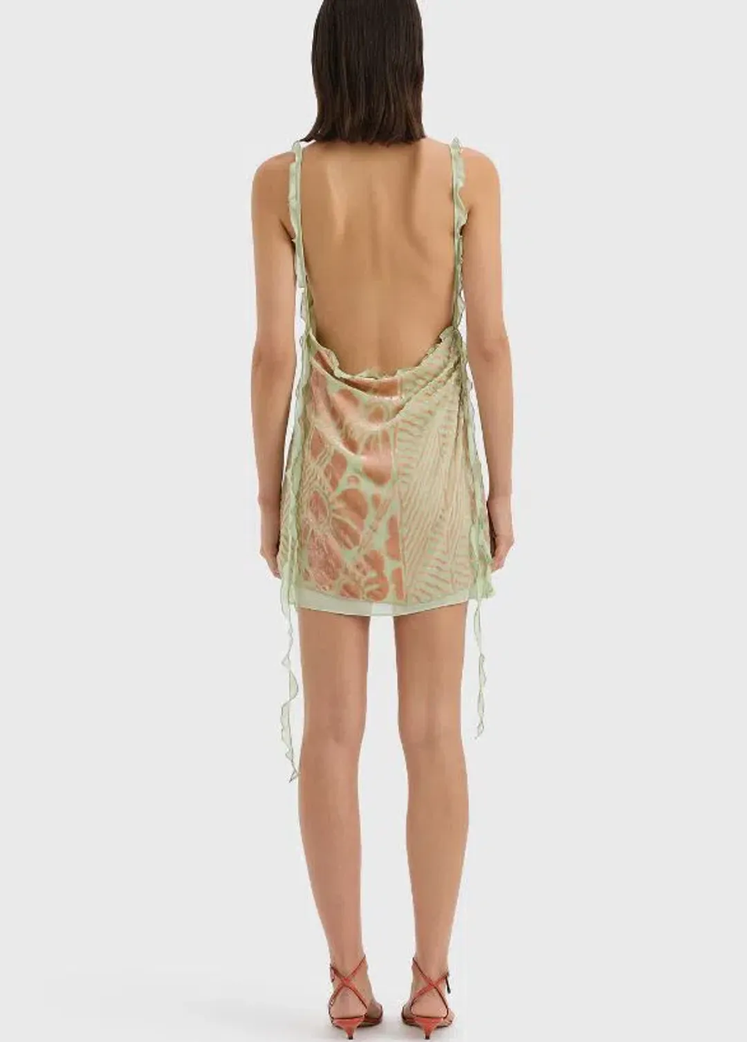 Sir Ventura Mini Dress in Daisy Stripe Size 2/10 for rent on The Volte - main image