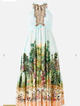 Camilla Ruffle Hem Halter Dress Arches Of Amor size 3XL for rent on The Volte - image 7