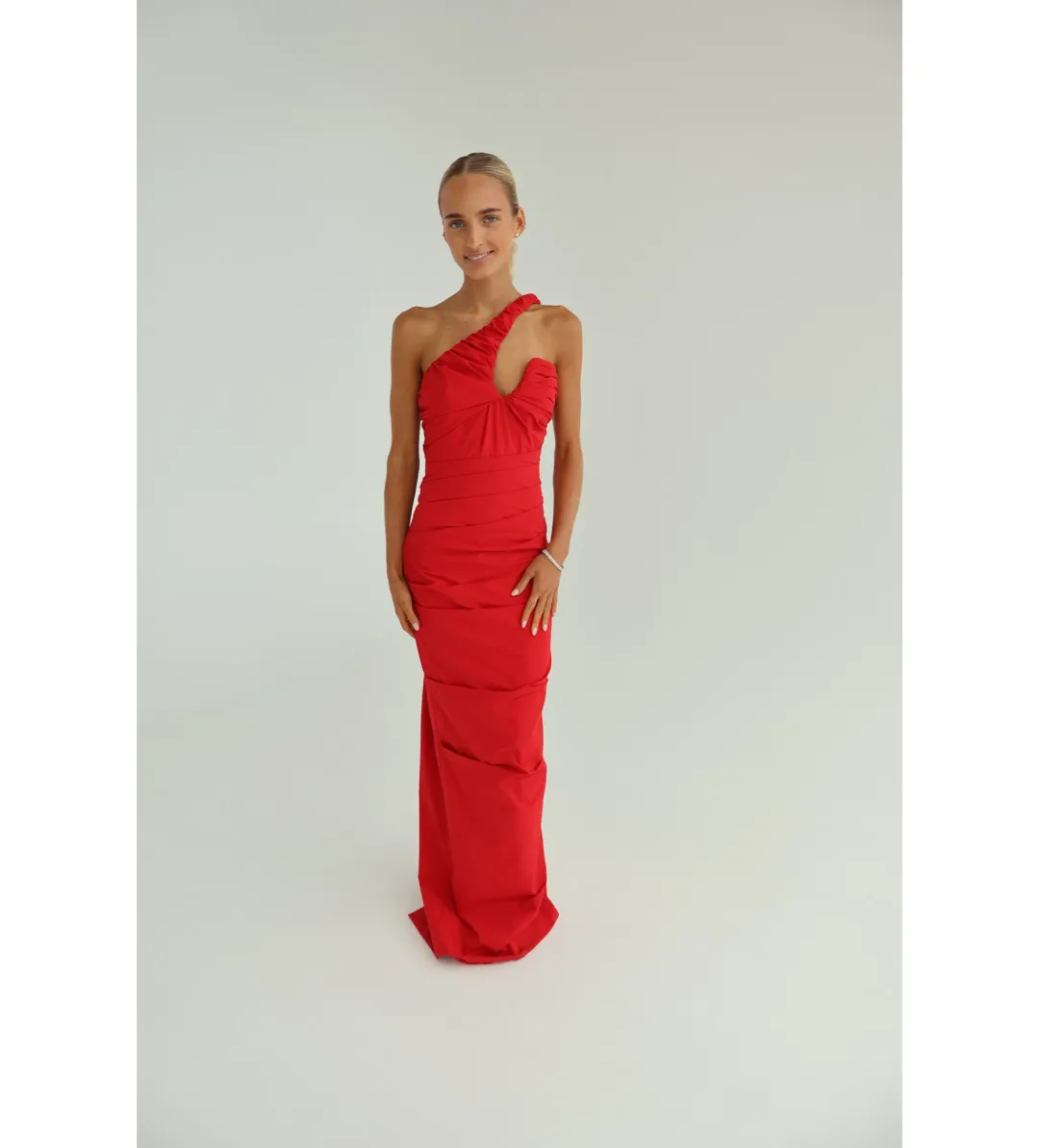 Rachel Gilbert Freda Maxi Dress Red Size 1/AU 8 for rent on The Volte - main image