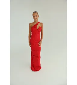Rachel Gilbert Freda Maxi Dress Red Size 1/AU 8 for rent on The Volte - image 1