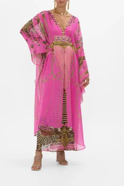 Camilla Long Kaftan With Waist Detail Song Of The Scarab size O/S for rent on The Volte - image 1