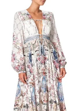 Camilla Peasant Dress With Tie Front Southern Belle size XXL for rent on The Volte - image 9