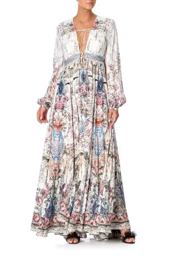 Camilla Peasant Dress With Tie Front Southern Belle size XXL for rent on The Volte - image 6