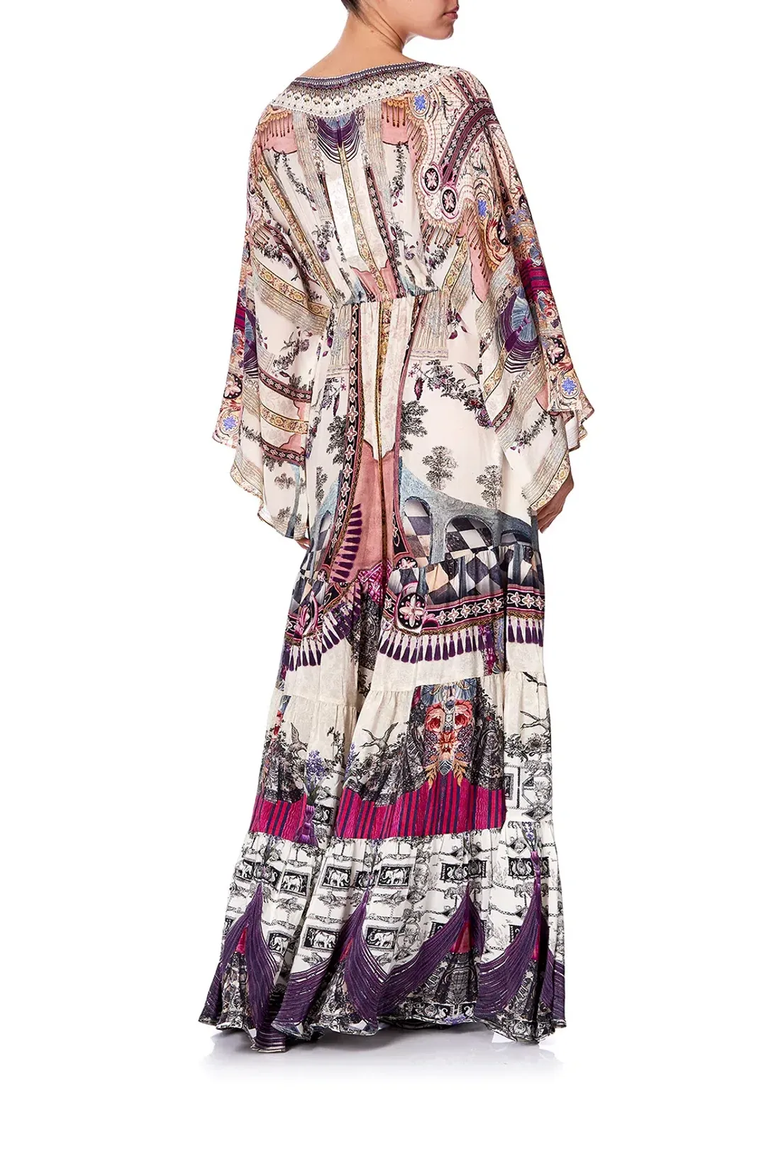 Camilla Gathered Panel Dress Violet City size XXL for rent on The Volte - main image