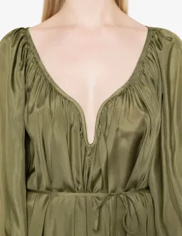 Zimmermann ACACIA MAXI DRESS khaki size 4 / AU16 for rent on The Volte - image 7