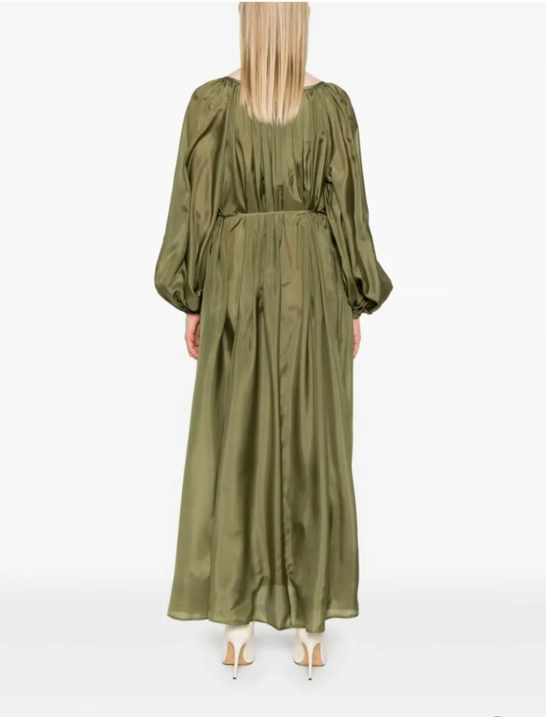 Zimmermann ACACIA MAXI DRESS khaki size 4 / AU16 for rent on The Volte - main image