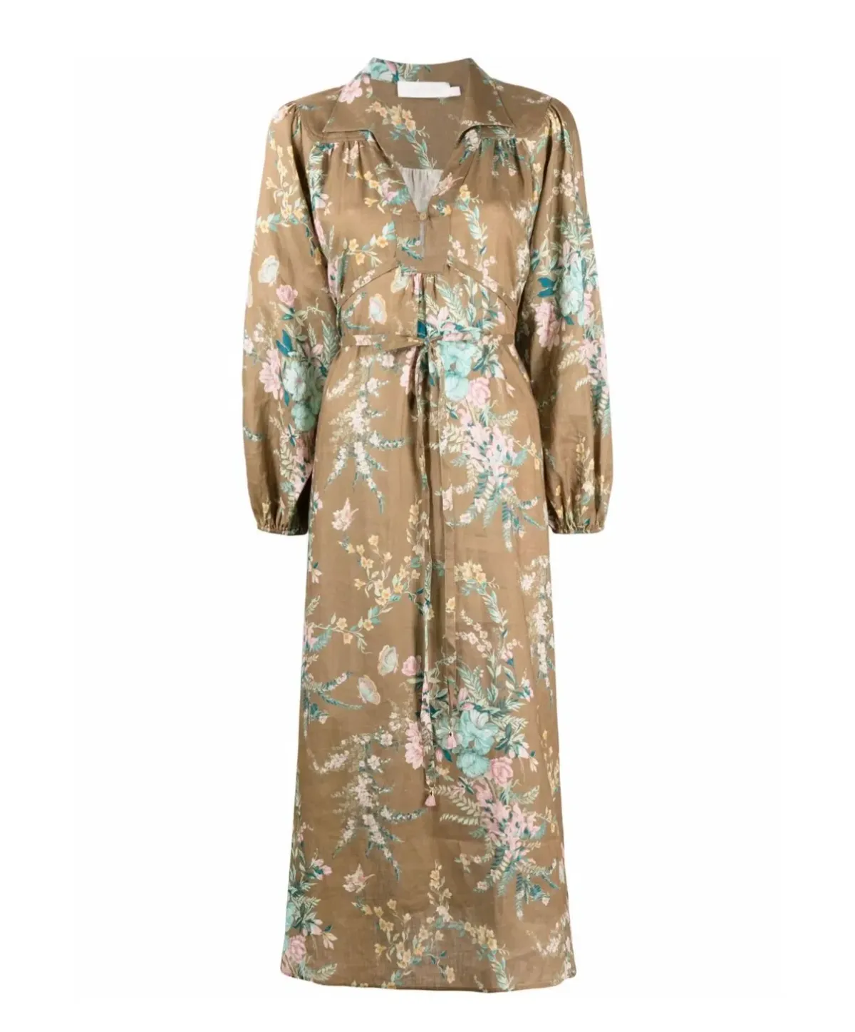 Zimmermann CASSIA WRAP TIE MIDI DRESS size 4 / AU16 for rent on The Volte - main image