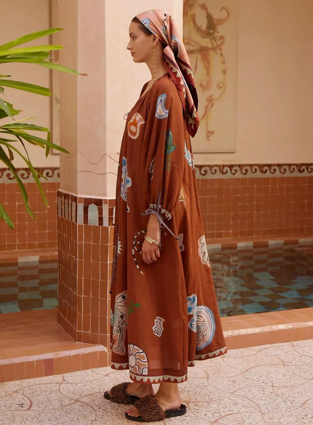 Alemais  LAURENCE TIE FRONT SHIRTDRESS - 16 AU/UK (12 US) for rent on The Volte - main image