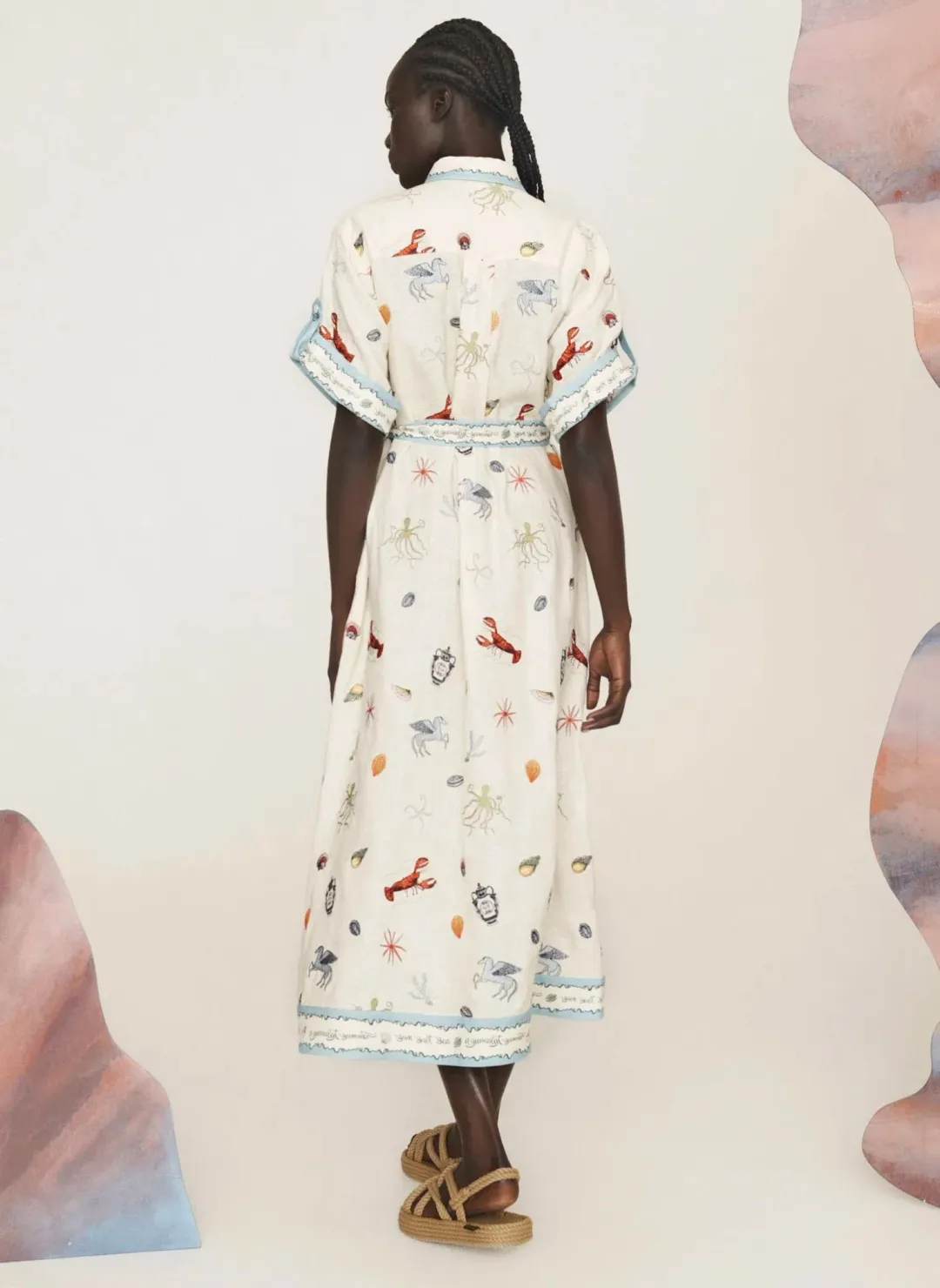 Alemais  SANDY EMBROIDERED SHIRTDRESS - 16 AU/UK (12 US) for rent on The Volte - main image