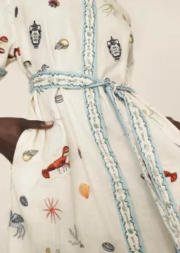 Alemais  SANDY EMBROIDERED SHIRTDRESS - 16 AU/UK (12 US) for rent on The Volte - image 2