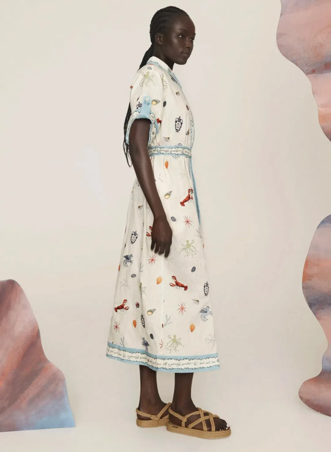 Alemais  SANDY EMBROIDERED SHIRTDRESS - 16 AU/UK (12 US) for rent on The Volte - main image