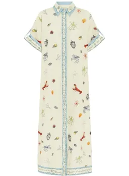 Alemais  SANDY EMBROIDERED SHIRTDRESS - 16 AU/UK (12 US) for rent on The Volte - image 6