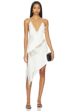 Bikini Wrap Asymmetric Dress in White in size 8UK for rent on The Volte - image 1