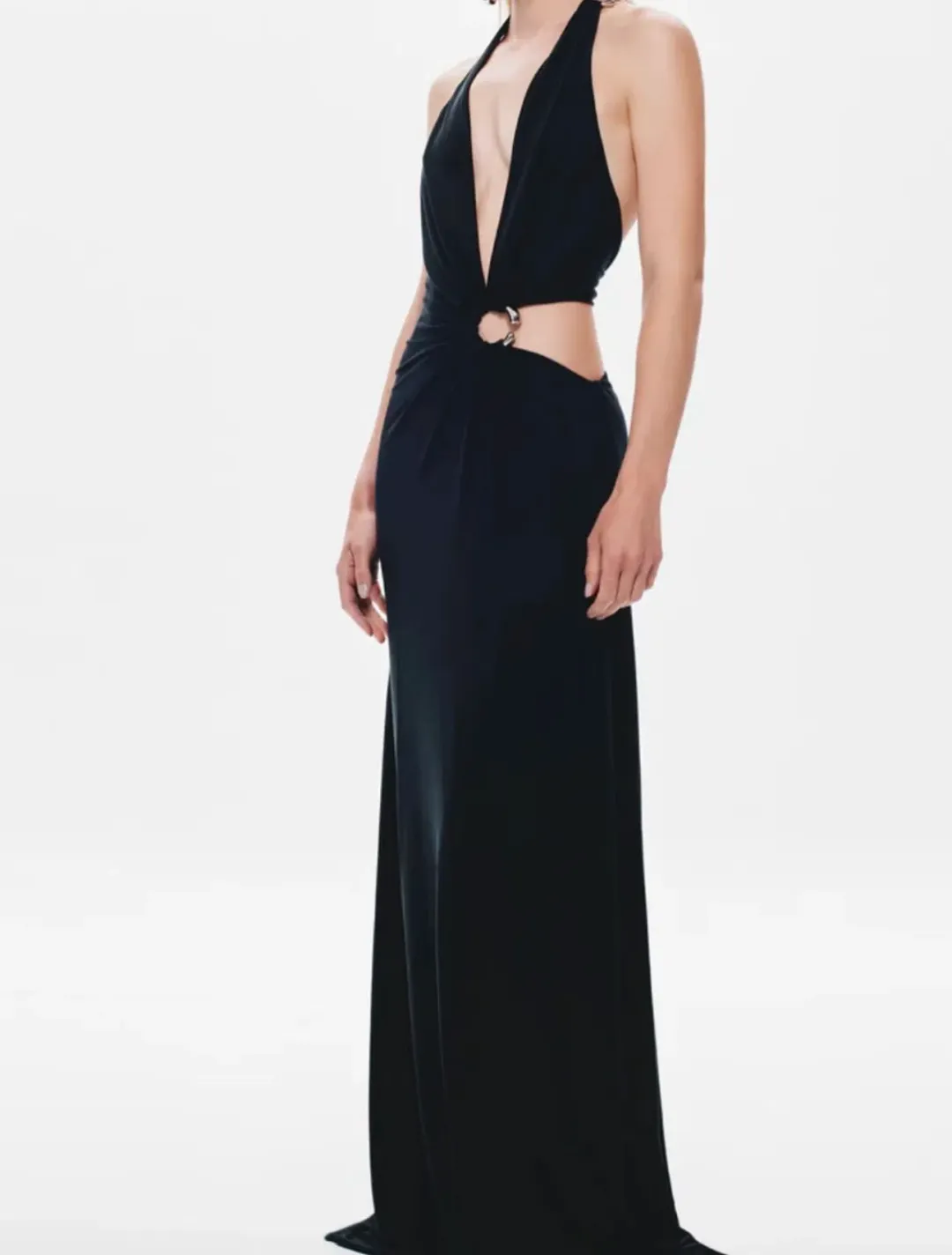 Misha Devon CUPRO maxi dress size 8 for rent on The Volte - main image