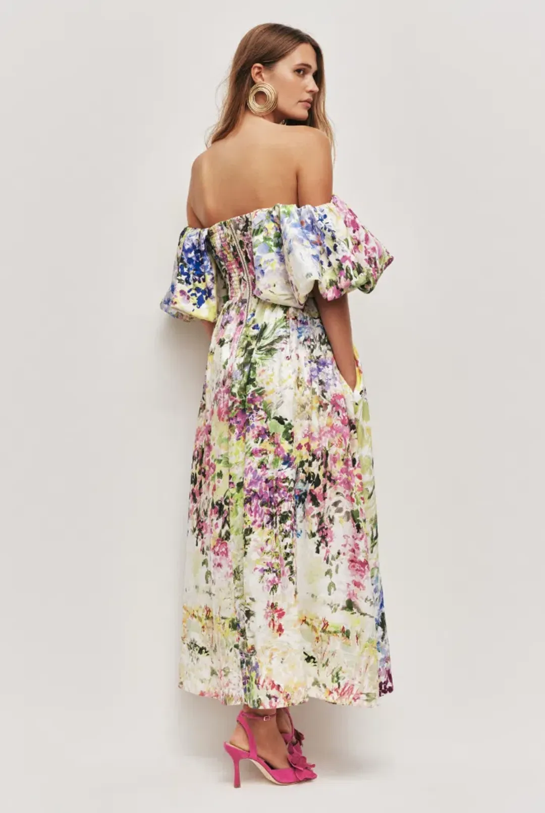 Aje AJE Adina Midi Dress 12 for rent on The Volte - main image