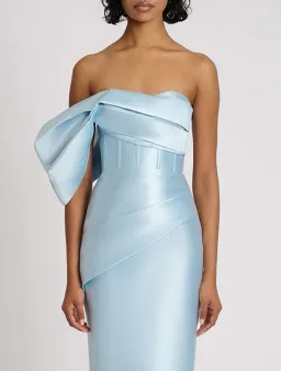 Eliya The Label Light Blue Maisie Dress Midi - Size 12 for rent on The Volte - image 3