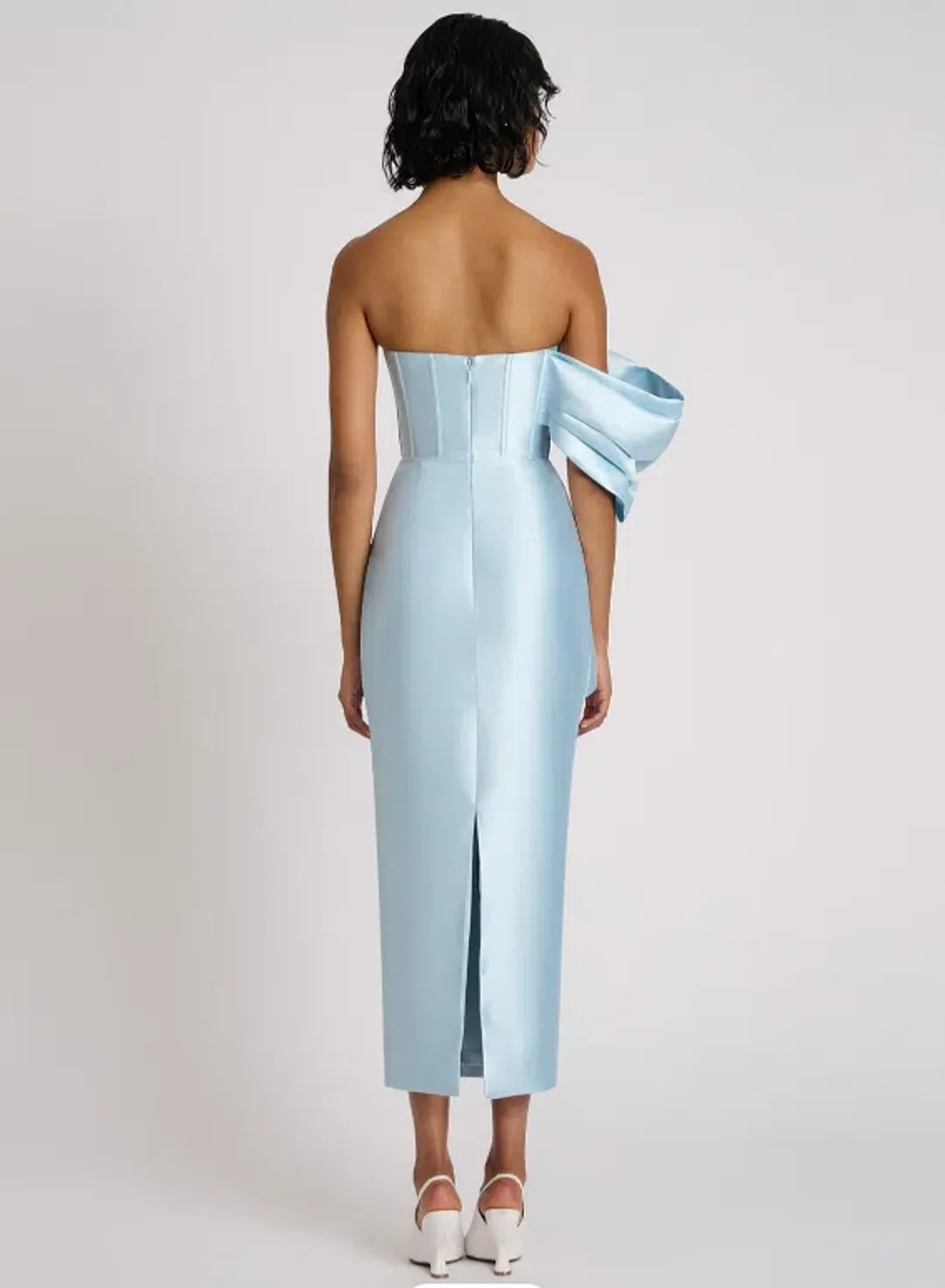 Eliya The Label Light Blue Maisie Dress Midi - Size 12 for rent on The Volte - main image