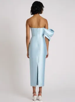 Eliya The Label Light Blue Maisie Dress Midi - Size 12 for rent on The Volte - image 4