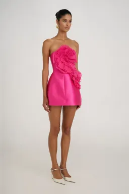 ELIYA THE LABEL Lychee Dress Magenta Pink | Size 6 XS for rent on The Volte - image 3
