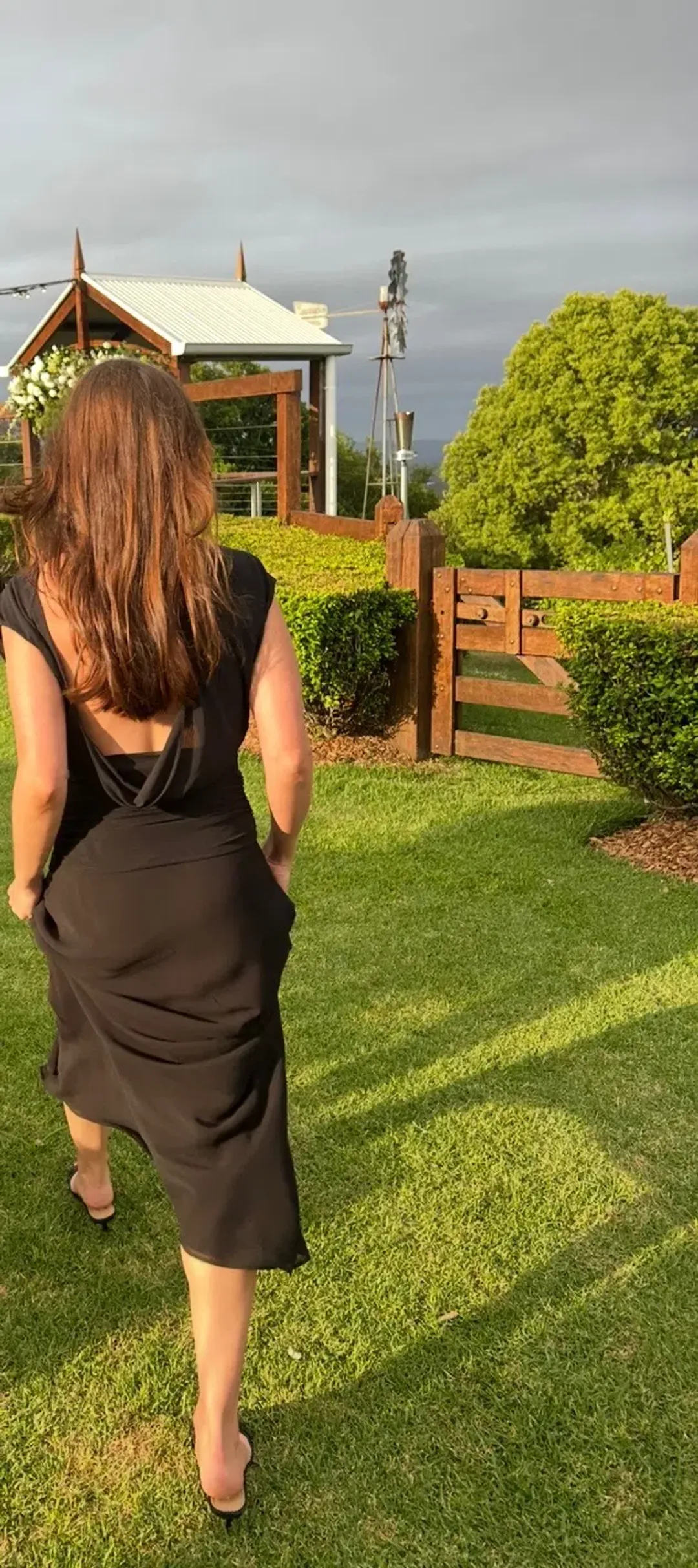 Bec + Bridge Jehnaya Asym Maxi Dress Size 6 for rent on The Volte - main image