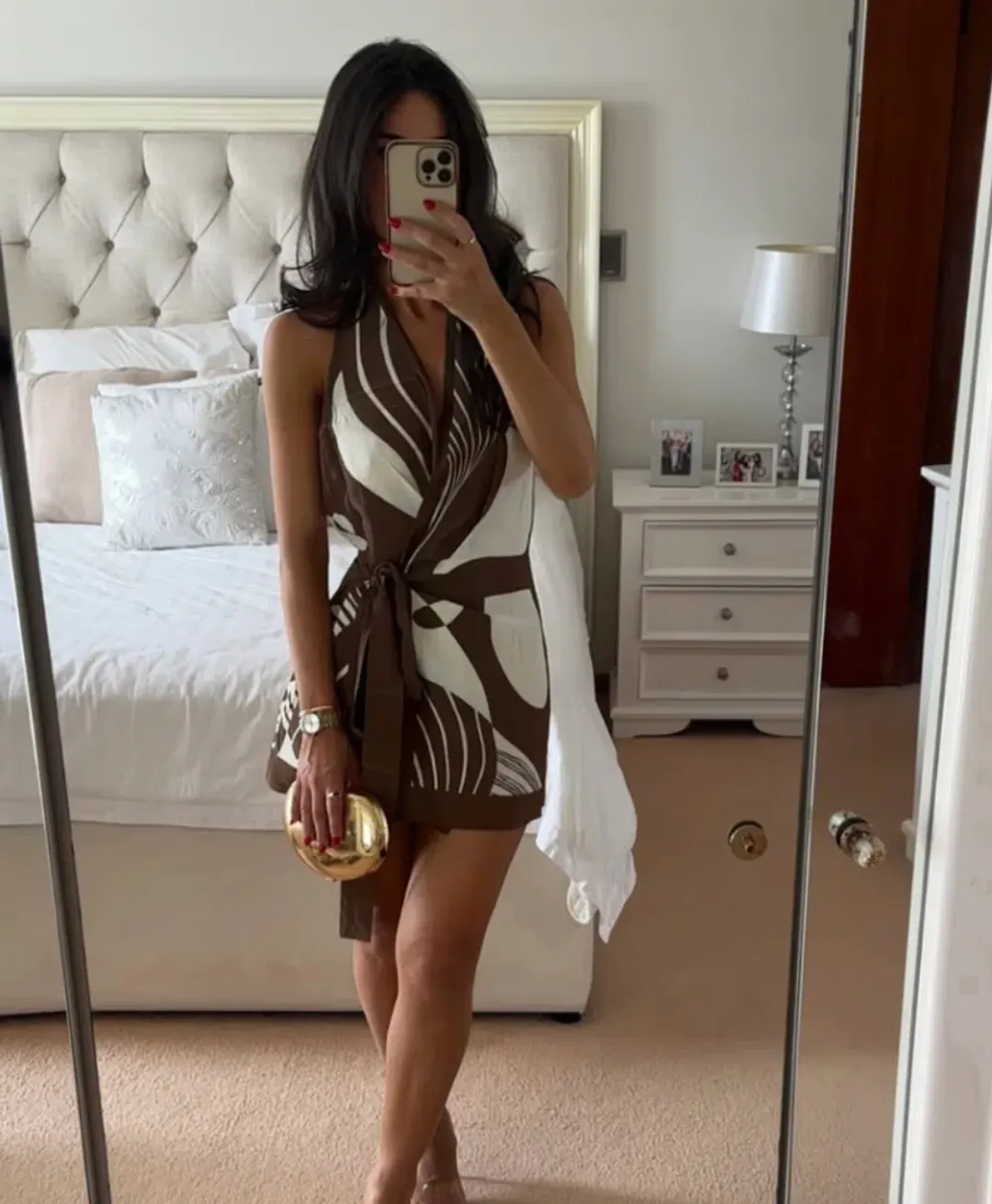 SIR the Label Almara Halter Wrap Mini Size 1 for rent on The Volte - main image