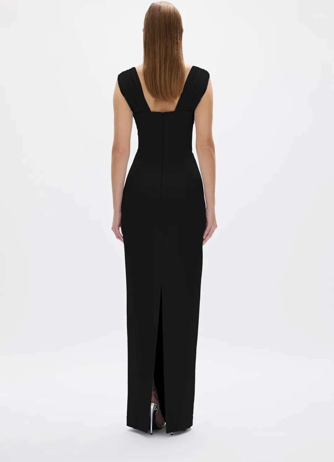 RACHEL GILBERT MALIA GOWN IN BLACK AU 12 for rent on The Volte - main image
