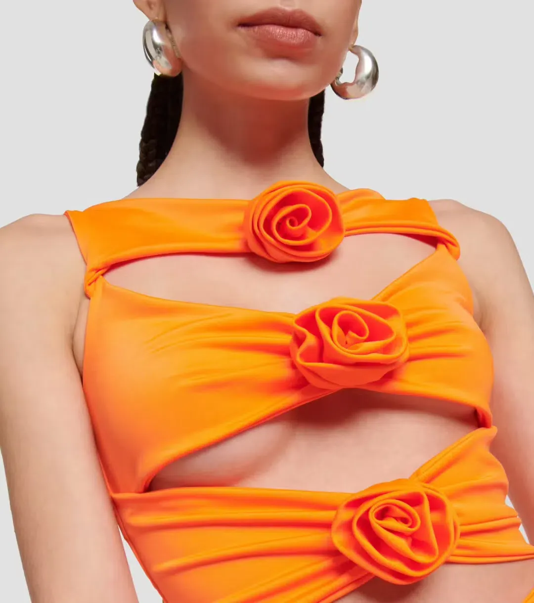Giuseppe Di Morabito Rosette Cutout Body-con Mini – Size 8 for rent on The Volte - main image