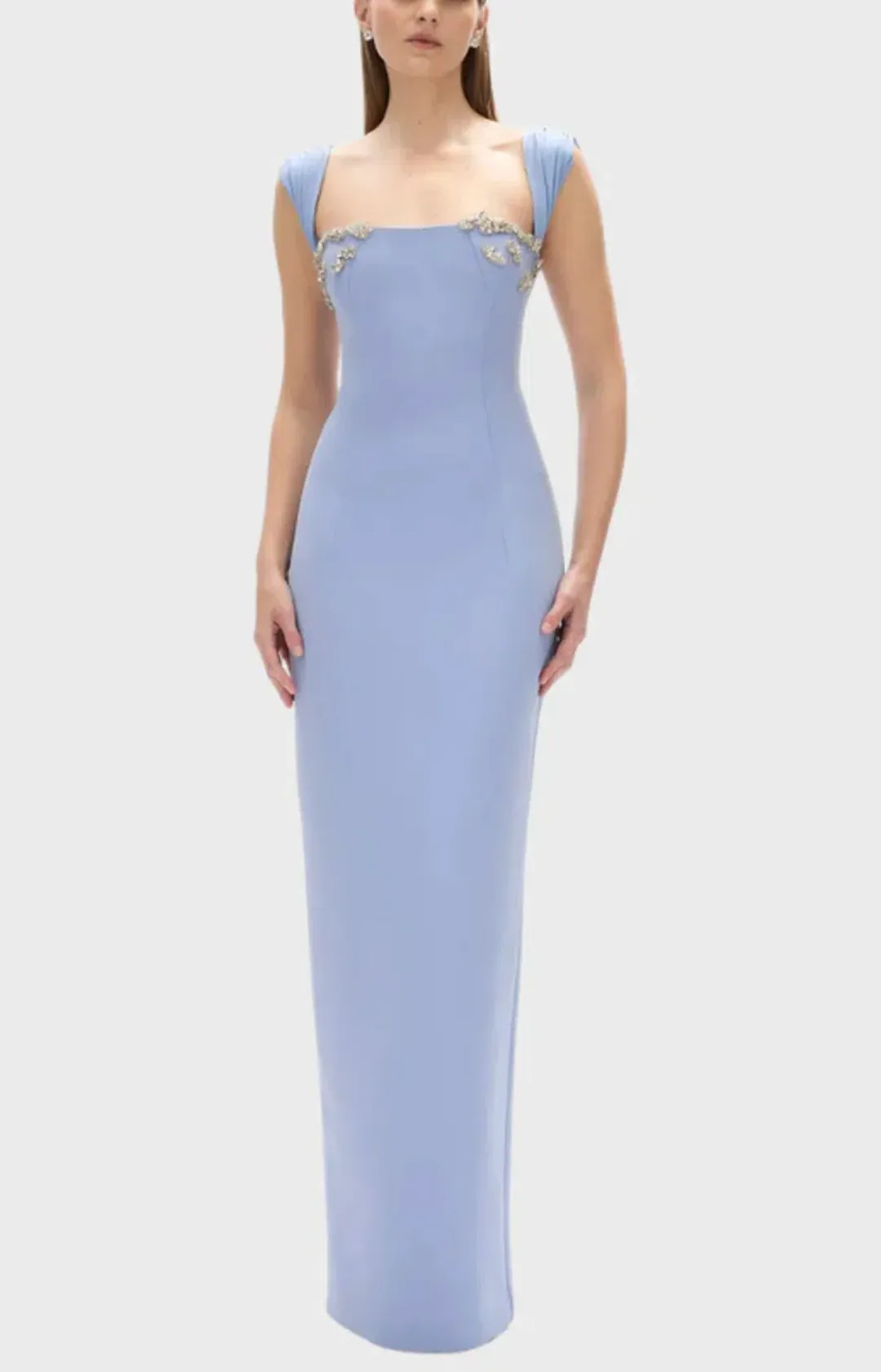 Rachel Gilbert Malia Gown in Blue AU 12 for rent on The Volte - main image