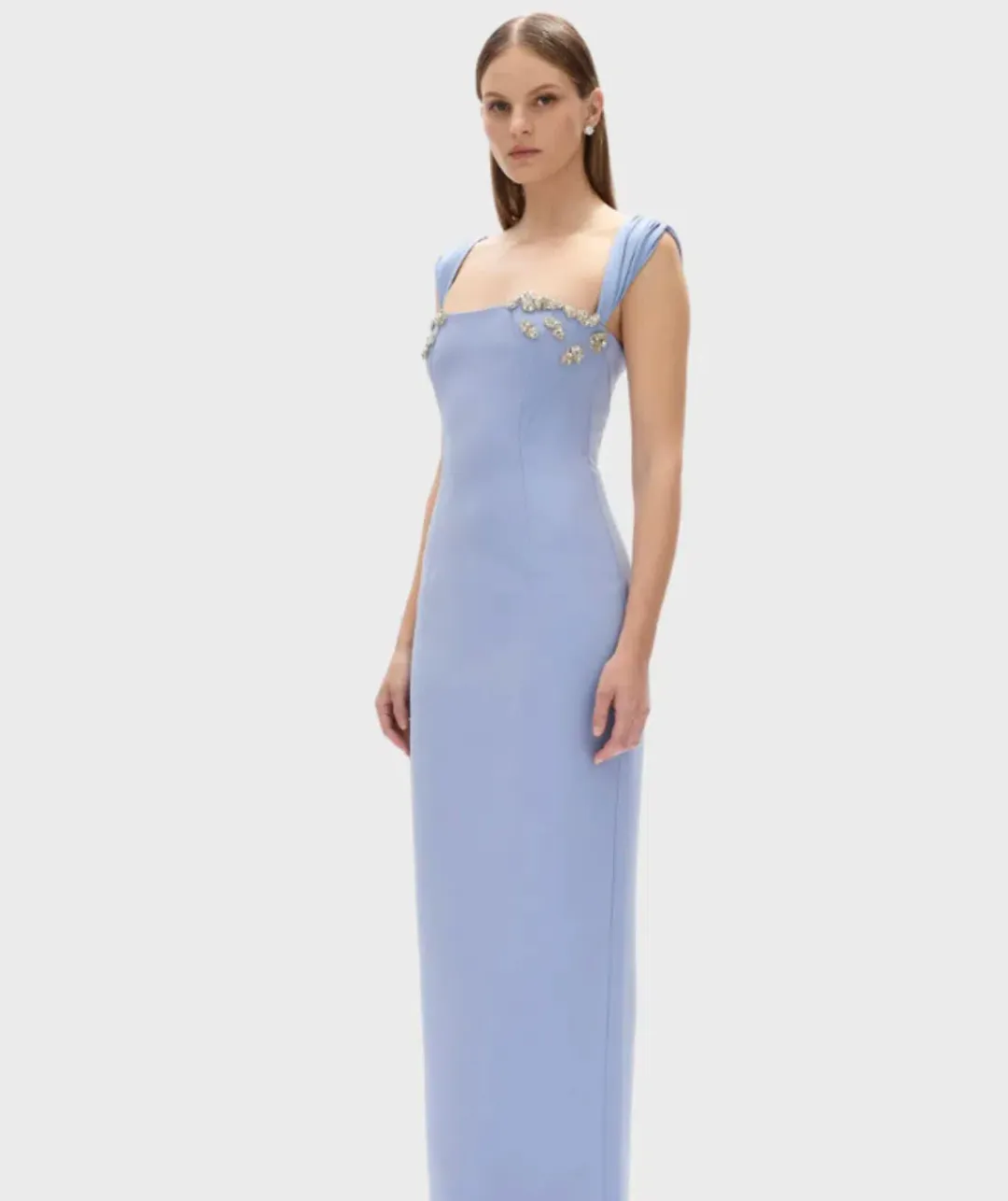 Rachel Gilbert Malia Gown in Blue AU 12 for rent on The Volte - main image
