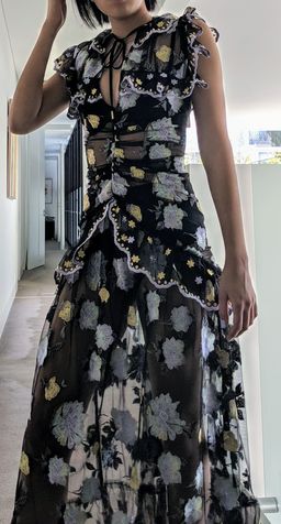 Alice McCall Floating Delicately Dress Black Size 4 for rent on The Volte - image 3