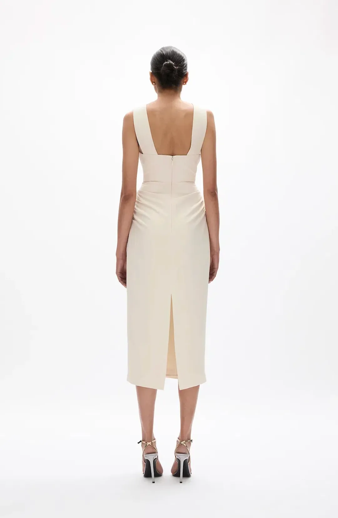 Rachel Gilbert - Martina Dress Creme for rent on The Volte - main image