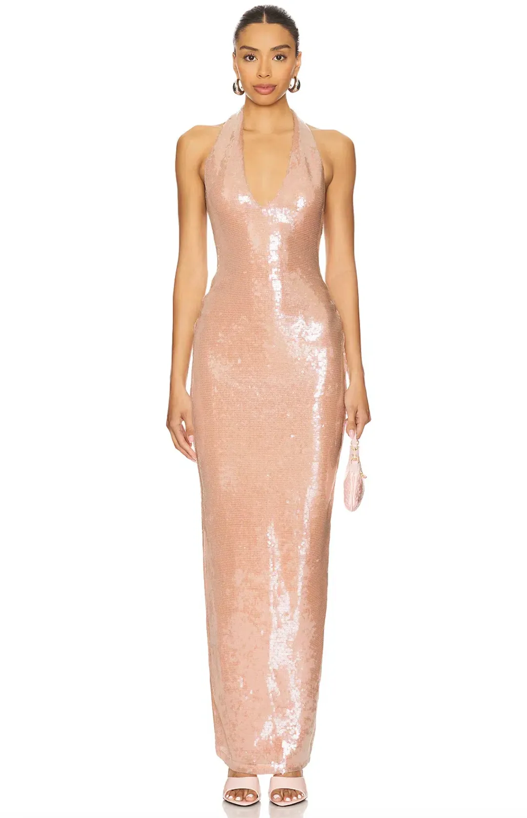 Nookie Siren Gown | Pink | Size S (AU 8) for rent on The Volte - main image