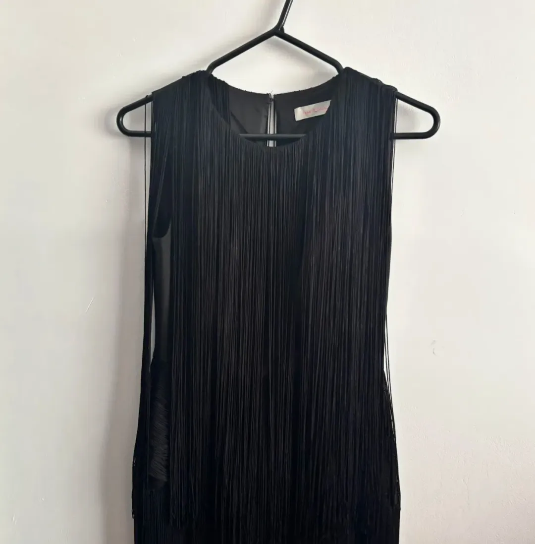 Sass & Bide On the Fringe Midi Dress Size 12 Gatsby Flapper for rent on The Volte - main image