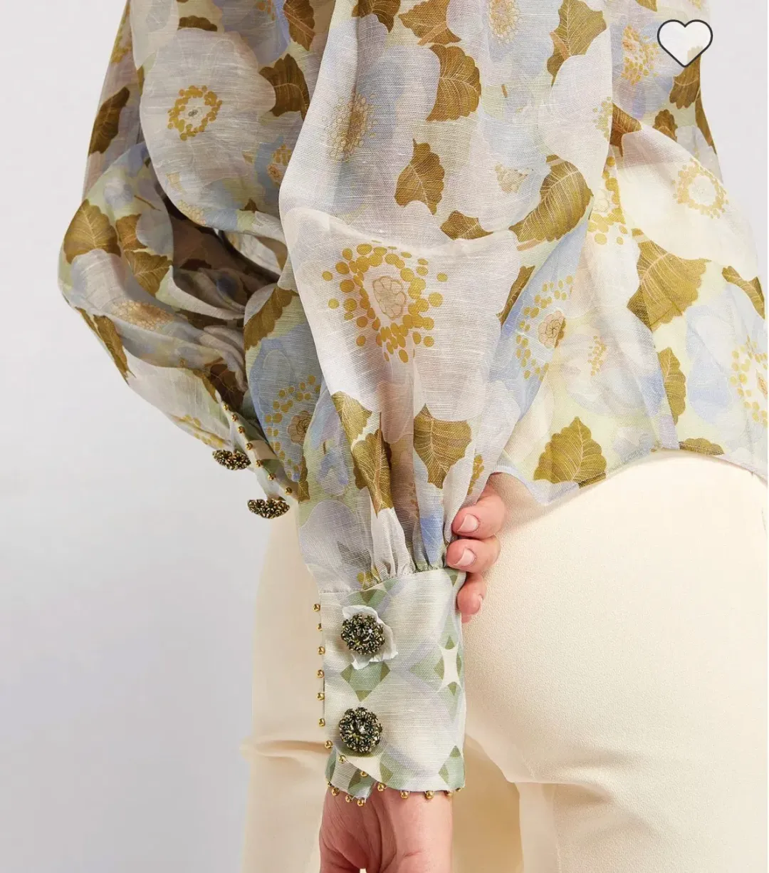 Zimmermann Tempo Blouse Floral Size 0 for rent on The Volte - main image