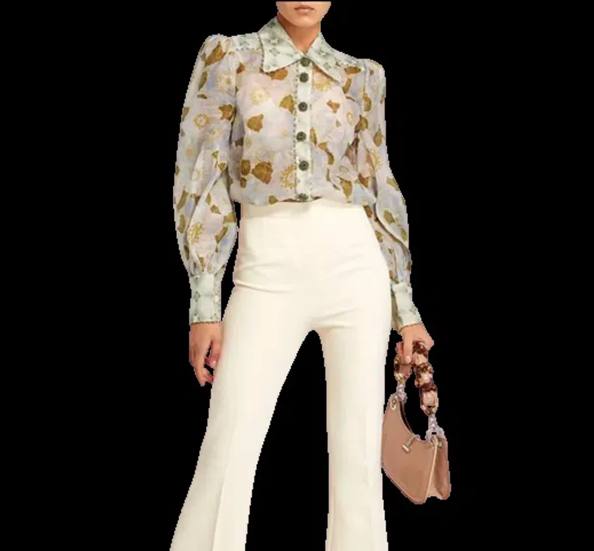 Zimmermann Tempo Blouse Floral Size 0 for rent on The Volte - main image