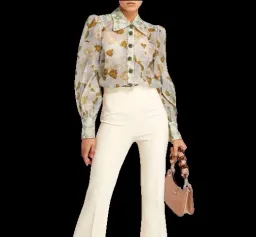 Zimmermann Tempo Blouse Floral Size 0 for rent on The Volte - image 1