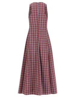 Katherina Lou Annabel Maxi Cherry Plaid for rent on The Volte - image 3