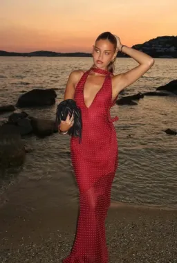 I am Delilah Jasmine Maxi Wine Size 6 for rent on The Volte - image 1